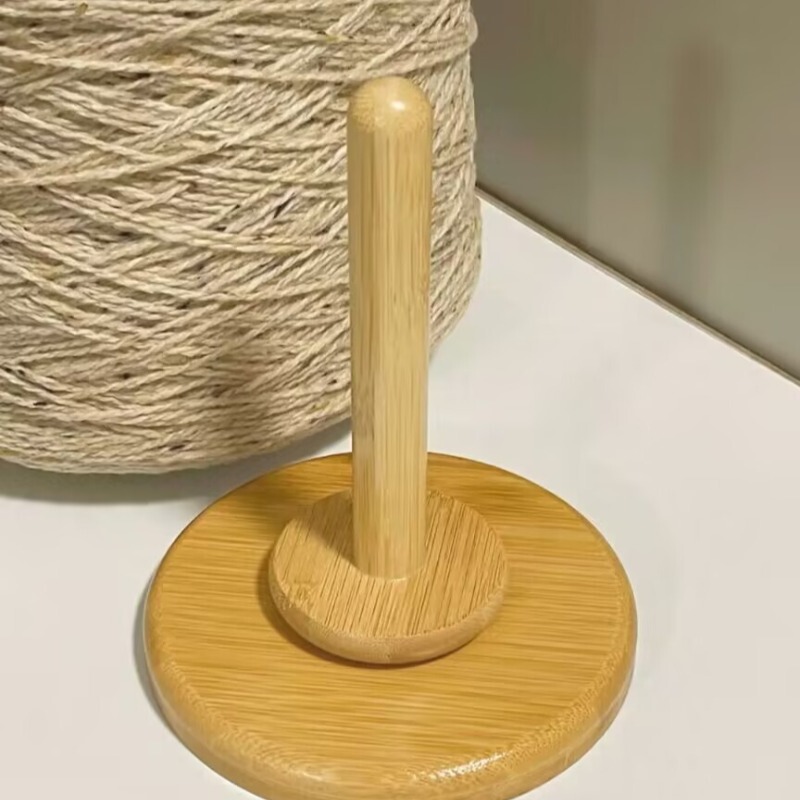 Household Yarn Spool Can Be Rotated to Spin Yarn Balls, a Hand-Knitting Auxiliary Tool for Scarves, Sweaters, and Bags Household Yarn Spool Can Be Rotated to Spin Yarn Balls, a Hand-Knitting Auxiliary Tool for Scarves, Sweaters, and Bags