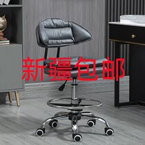 Xinjiang bar chair household backrest stool bar stool beauty chair rotating lift small apartment student study