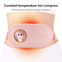 Menstrual Period Abdominal Thermal Massager Vibrator Belt El