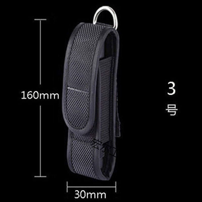 Flashlight waist hanging cover quick pull-out flashlight protective sleeve small number large outdoor portable nylon sleeve hanging waist up C8) -Taobao