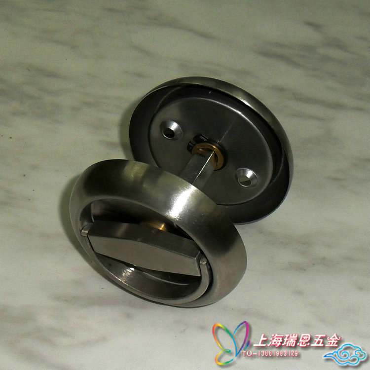 Brand stainless steel invisible door lock fire door aisle door lock fire door pipe well lock