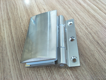 Glass door hinge hinge office partition hinge hinge Leather shower room frameless door clamp solid bathroom clamp