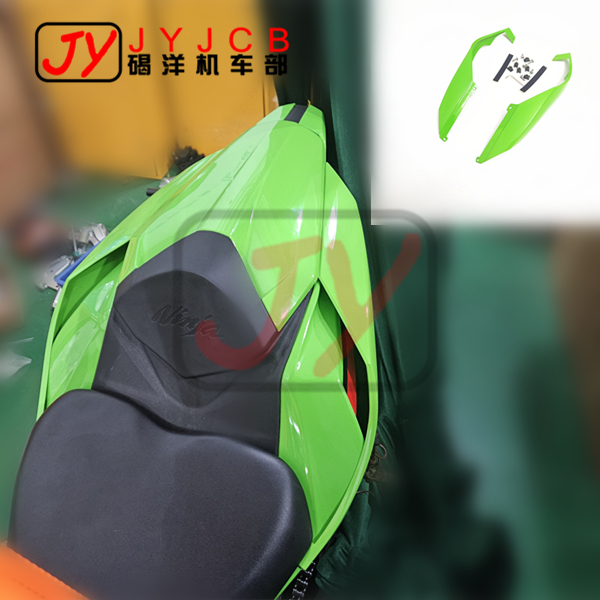 Suitable for Kawasaki Zx-4Rr Zx-25Rr Modified to Big Bull Zx10R Rear Wing Air Intake Tail Wing Suitable for Kawasaki Zx-4Rr Zx-25Rr Modified to Big Bull Zx10R Rear Wing Air Intake Tail Wing