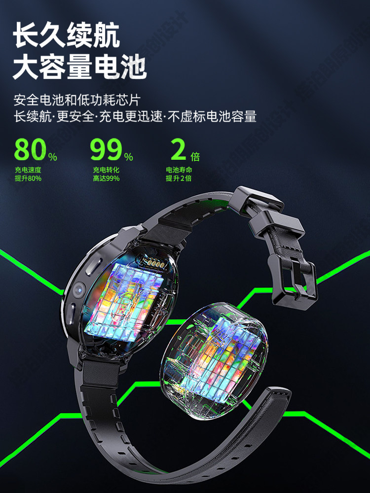 2025 New 5g Smart Phone Watch for Adults, Supports Sim Card, Cutting-Edge Technology, Dual Camera, Large Screen, Downloadable Apps, Multi-Function Calling, Full Network Compatibility, Sports, Unisex, Bluetooth, Wifi, Internet Access, Phone Bracelet