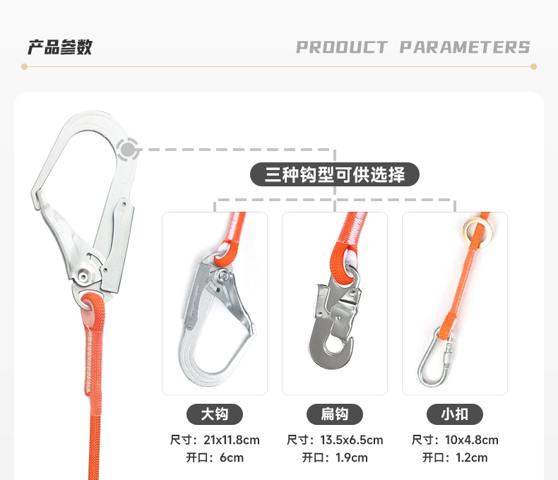 Đai an toàn thắt lưng đơn năm điểm khi làm việc trên cao, đai an toàn chống rơi ngoài trời, bộ dây an toàn chống mài mòn thợ điện dây an toàn 2 móc