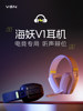 Vgn Siren V1 Bluetooth 2.4g Three-Mode Lightweight Head-Mounted Gaming Headset with Microphone for Computer E-Sports Games