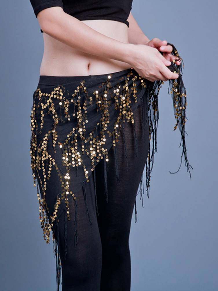 Oriental Dance Hip Towel Belly Leather Dance Waist Chain New flow Suwaistband Latin waist seal Indian dance Costume Waist Towels Cashew women-Taobao