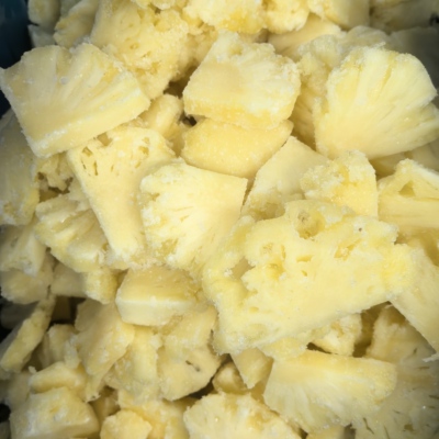 Замороженное свежее мясо ананаса, замороженные кубики ананаса в форме веера, нарезанный кубиками ананас, замороженный ананас, запеченный сок, фруктовый смузи 1K