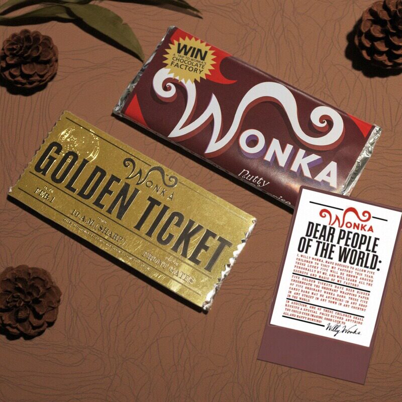 TikTokのインフルエンサーたちが、映画『チャーリーのチョコレート工場』のクリスマスギフト券や景品を1対1で再現した「ウィリー・ウォンカ・チョコレート」を推薦している。
