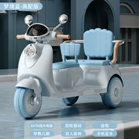 Sky Blue [High Edition] Super Battery+Double Drive+Раннее образование Детские рифмы+Bluetooth+двойные сиденья 1