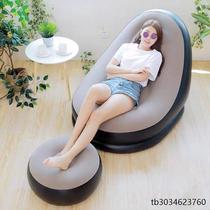 Shugi inflatable sofa thickened lazy sofa home leisure single portable outdoor lazy inflatable sofa can lie down