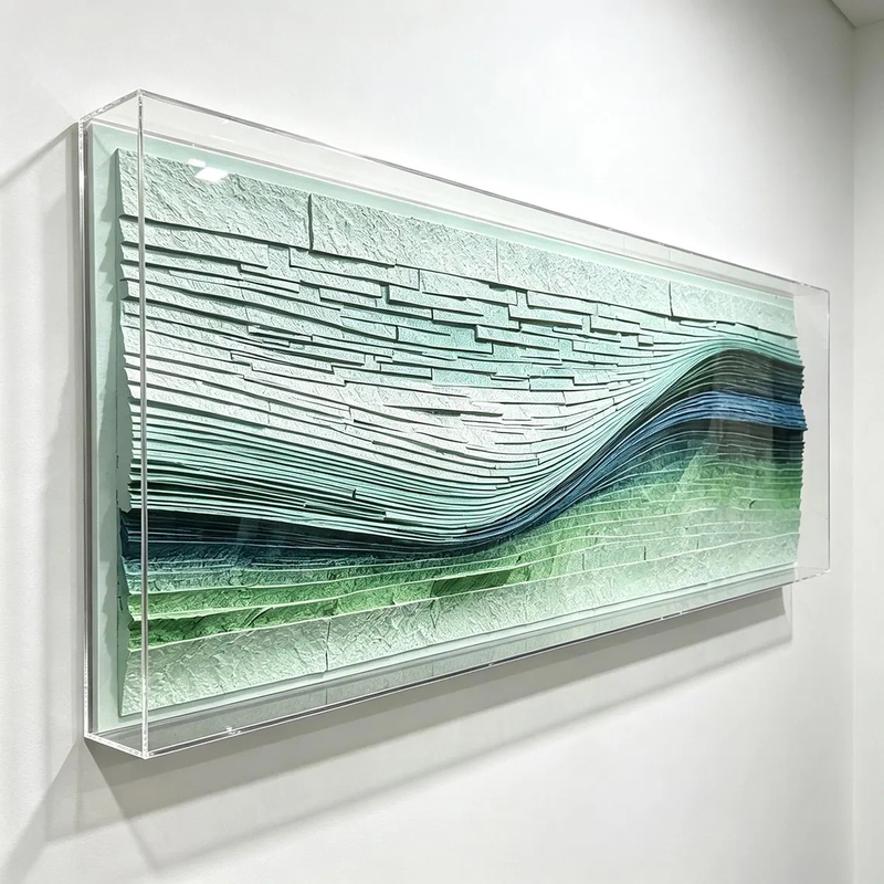 Modern Decorative Painting, Hand-Painted Three-Dimensional Physical Installation, Hotel Living Room, Restaurant, Bedside Background Wall, High-End Art Hanging Painting Modern Decorative Painting, Hand-Painted Three-Dimensional Physical Installation, Hotel Living Room, Restaurant, Bedside Background Wall, High-End Art Hanging Painting