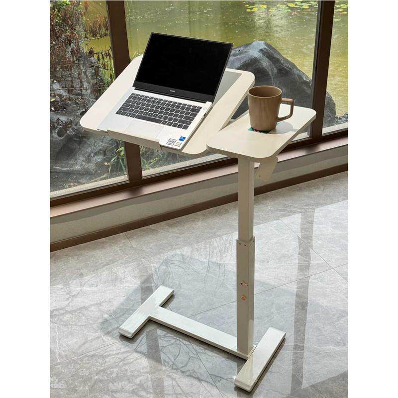Adjustable Height Table, Convertible Simple Laptop Desk, Standing Workstation, Storage, Movable Adjustable Bedside Table