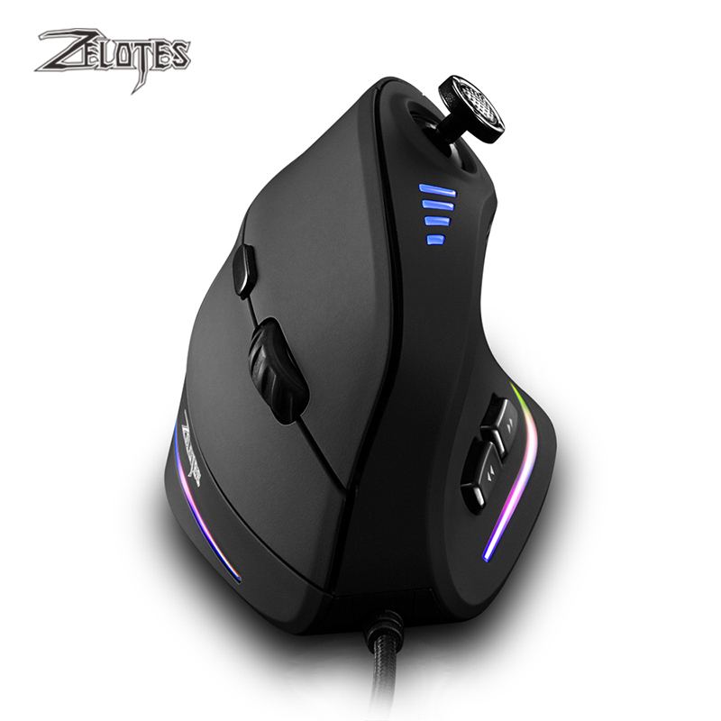 Master C18 Vertical Mouse Side Grip Stand-Up Gaming Smart Joystick Macro Programming Grip Mouse Rgb Macro Programming