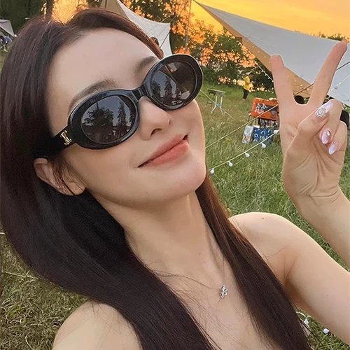 Ретро солнцезащитные очки на солнечной энергии, изысканный стиль, коллекция 2023, кошачий глаз, защита от ультрафиолета