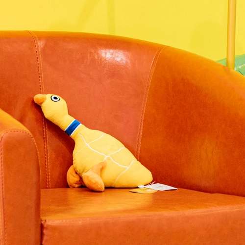 Плюшевая желтая игрушка, комиксы, домашний питомец, издает звуки, утка