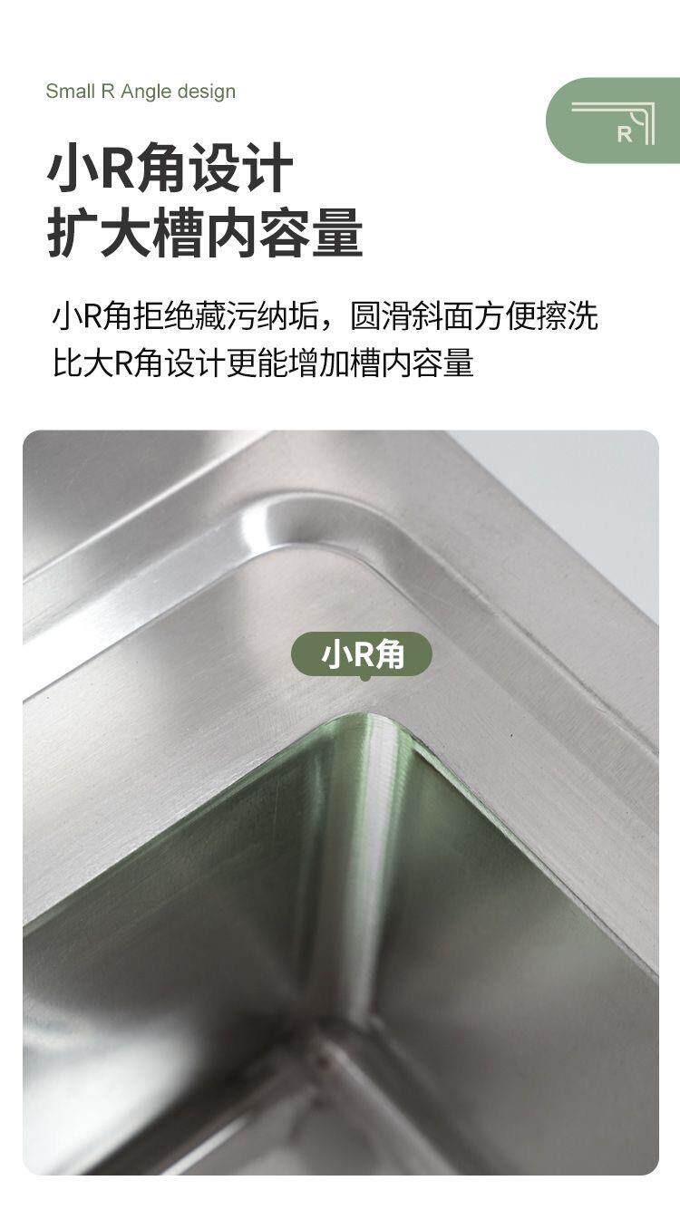 Мойка двойная 304商用不锈钢厨房水槽带平台家用洗菜池洗手盆一体洗碗洗衣水槽 OTHER