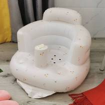 Ins inflatable PVC baby training small sofa learning chair baby learning seat bath bath stool folding toy
