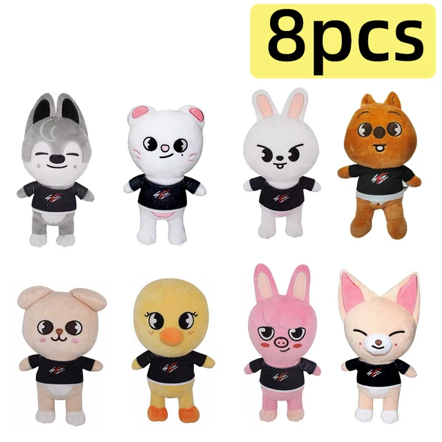 Часы 20 см с задним механизмом OOP LUSH TOYS Stray Kids Карманное плюшевое животное Stray Kids плюс
