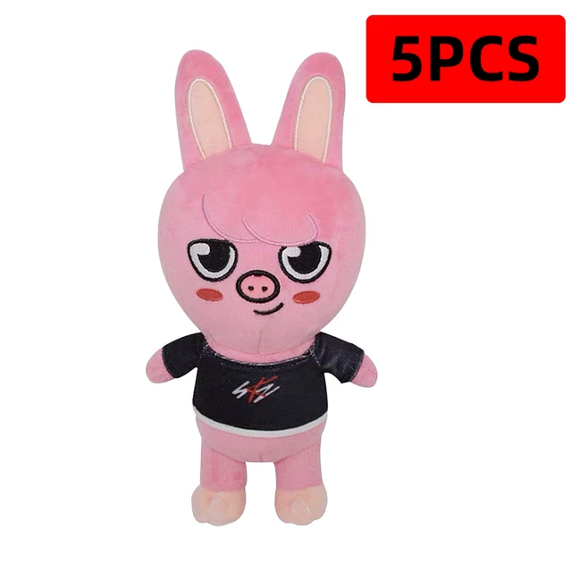 Часы 20 см с задним механизмом OOP LUSH TOYS Stray Kids Карманное плюшевое животное Stray Kids плюс