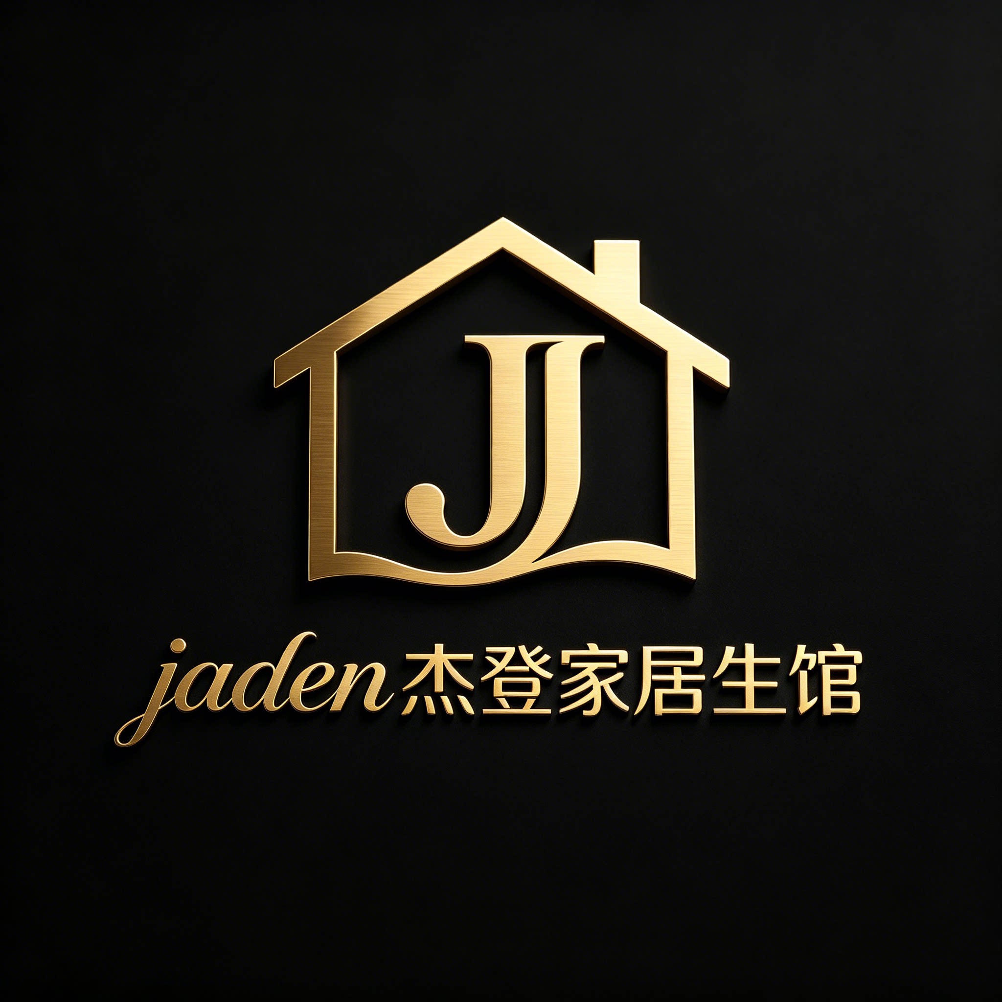 jaden杰登家居生活馆的LOGO