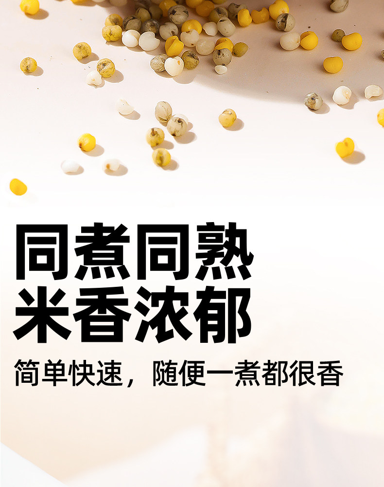 安享好物 安享S级小米-九月的诗有机 四色小米 国标 