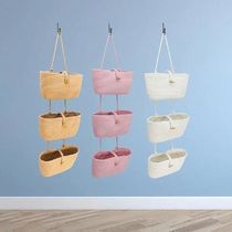 Hang Storage Basket 3 Pockets Wall Storage Basket Hang