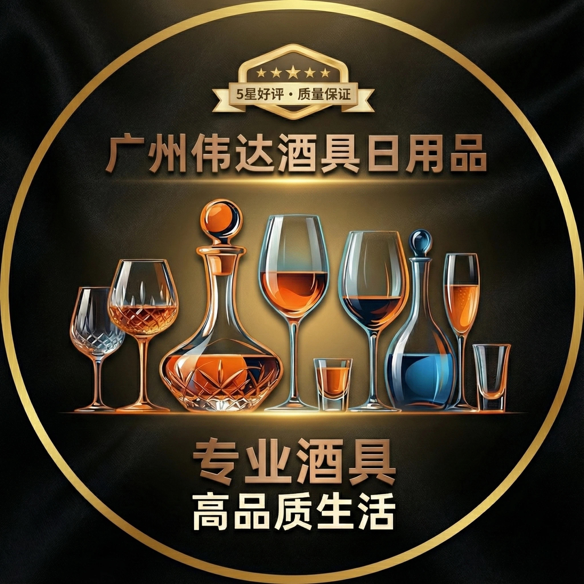 伟达甄选玻璃匠心酒具