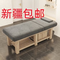 Xinjiang solid wood massage bed beauty bed beauty salon special physiotherapy bed Chinese medicine massage weight loss bone-setting Thai style