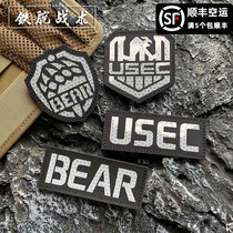 Tactical Vest Morale Badge Reflective Escape from Tarkov Velcro Badge USEC BEAR Armband Customizable