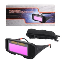 Special argon arc welding polished anti-glare and anti-eye color goggle for new automatic variable photoelectric welding glasses welders