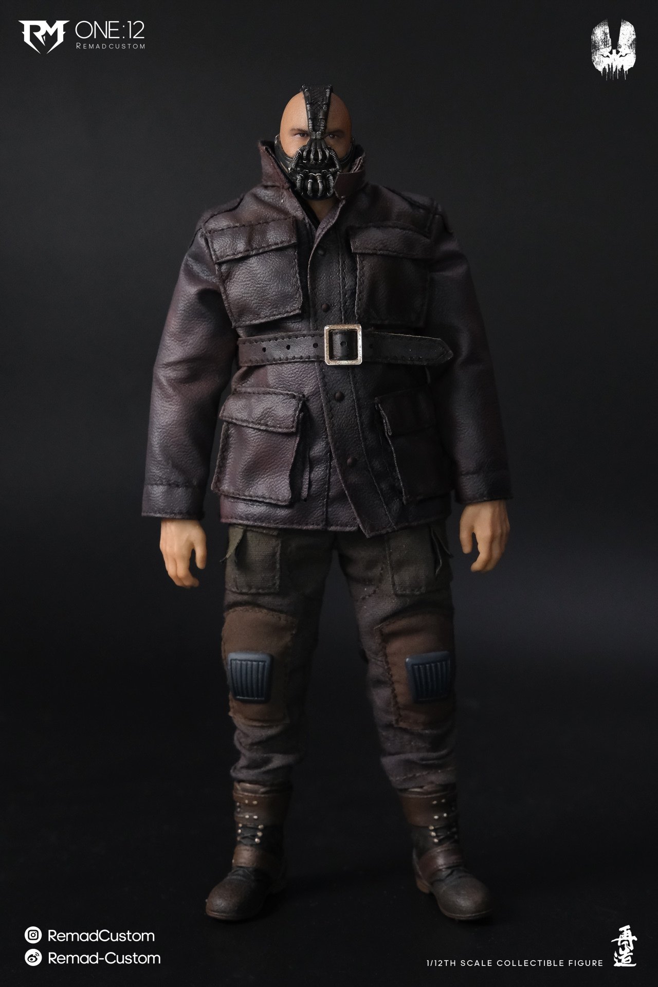In Stock Remad Custom RM001 1/12 The Dark Knight Bane Action