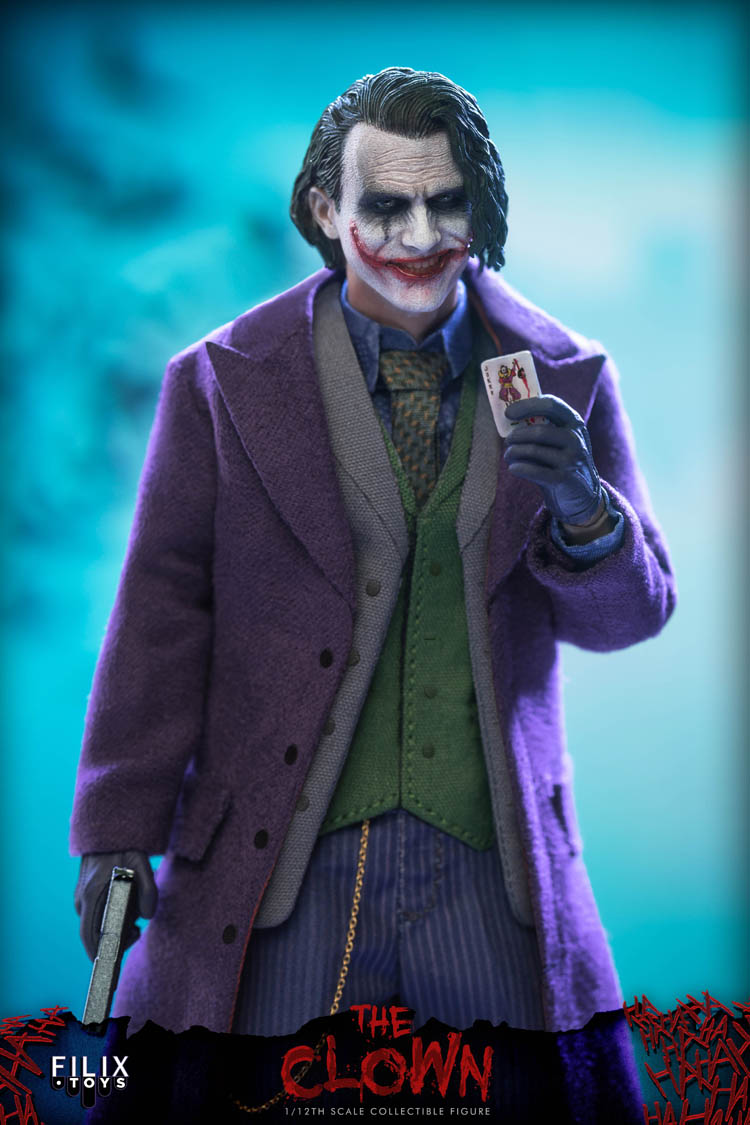 FILIX FX004 1/12 Batman Joker Heath Ledger 6