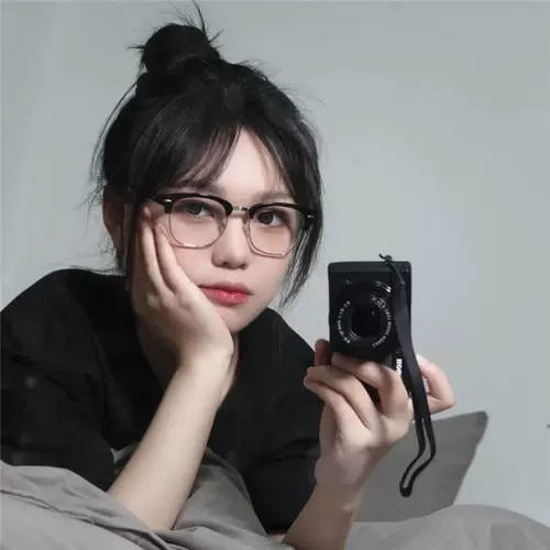 Сяохоншу, та же самая бровь Наука и инженерная стаканы мужской полуфабрикаты, миопия, корейская версия модного лица, ретро -синий свет