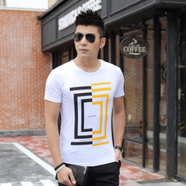 Jiacheng bird 2021 New modal short sleeve T-shirt mens round neck summer fashion Tide brand Ice Silk half sleeve shirt