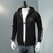 2020 New Autumn Sweater long sleeve mens hoodie fashion brand trend spring and autumn Korean version of thin coat clothes