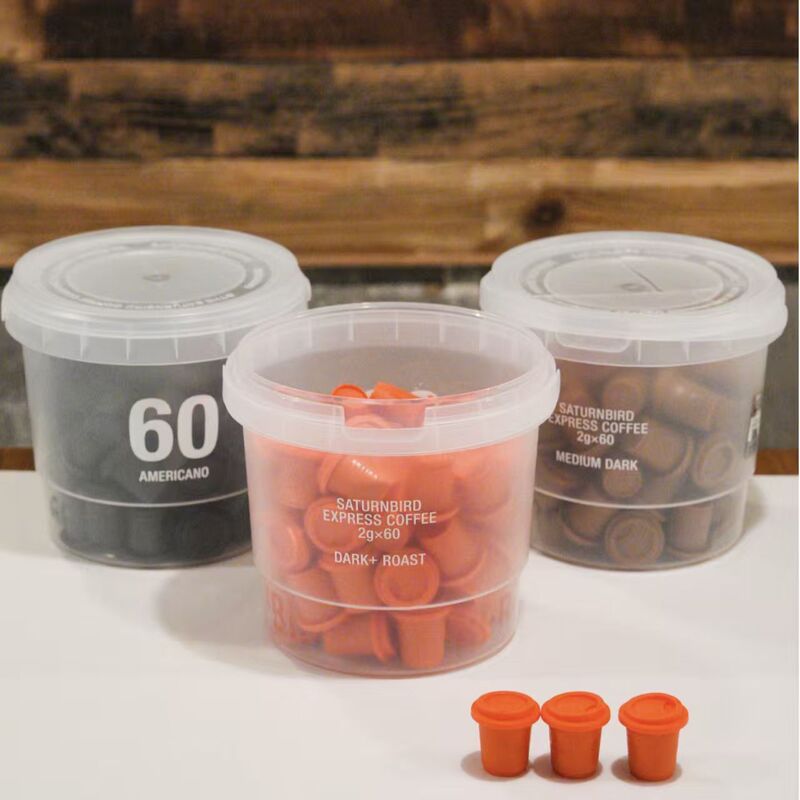 Three and a Half Meals a Day Coffee, Quick Drink Instant Coffee, 0 Fat Instant Freeze-Dried Black Coffee Powder, 2g Capsules, Mixed Flavors in a Container Three and a Half Meals a Day Coffee, Quick Drink Instant Coffee, 0 Fat Instant Freeze-Dried Black Coffee Powder, 2g Capsules, Mixed Flavors in a Container