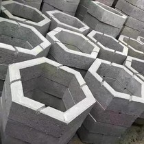 Factory direct sales solid hollow hexagonal block slope protection bricks six-sided bricks six-sided bricks slope protection channel slope protection grass planting bricks