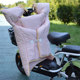 Electric vehicle windshield and quilt to keep warm in winter