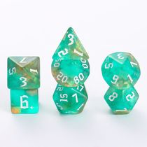 twenty twenty faces dice running group luminous dice Phantom crystal COC Run Mission DND Thrones Ksurou TRPG sieve