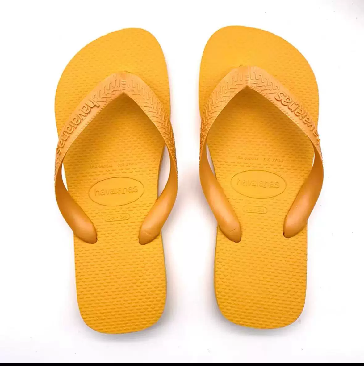 Бразилия Havaianas Havana Человеческое тело Шлепки Лето ТОП Классика Чистый однотонный синий парень нескользящий