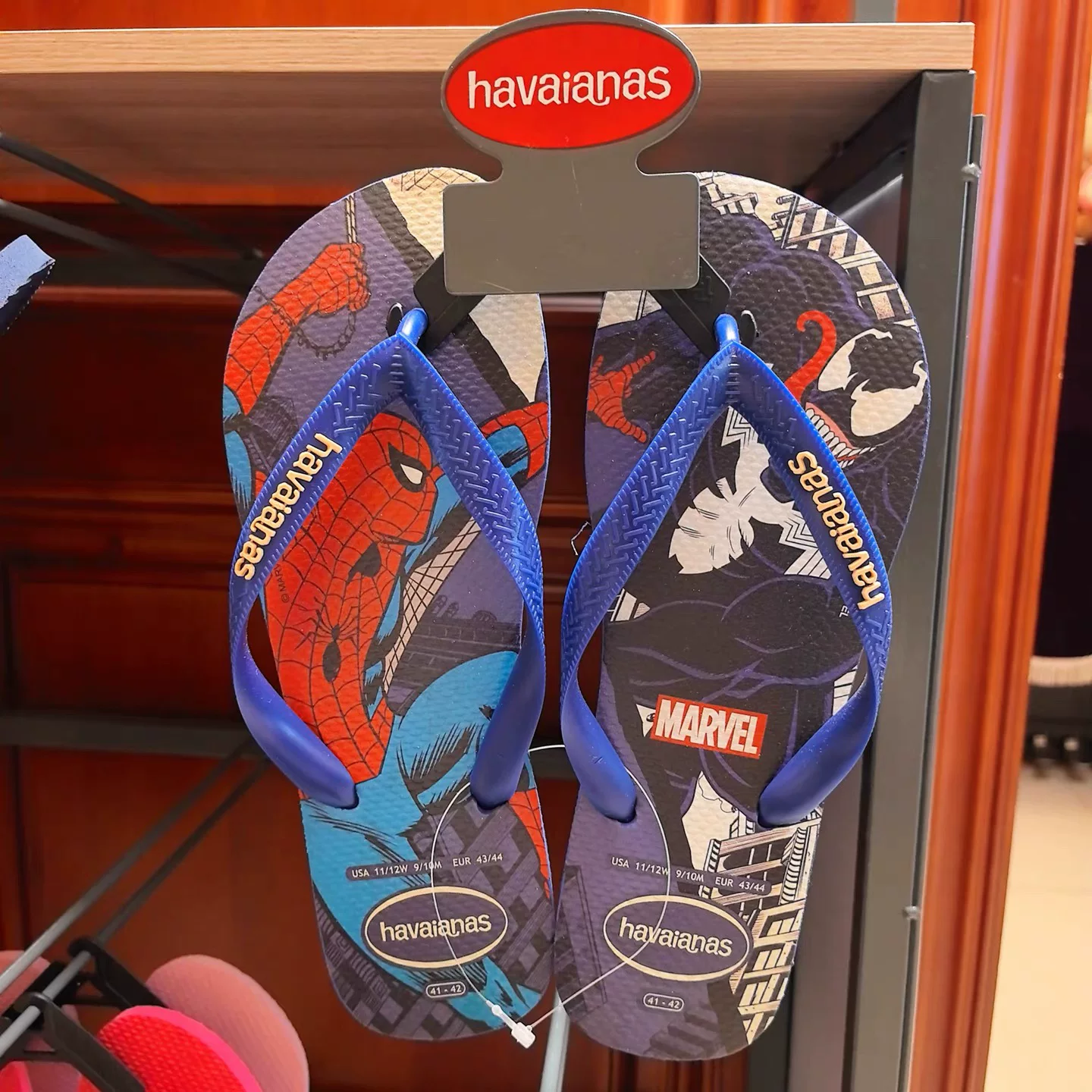26 новых шлепанцев Havaianas Havana летом, пляжные сандалии мужские тапочки с Spider-Man Marvel