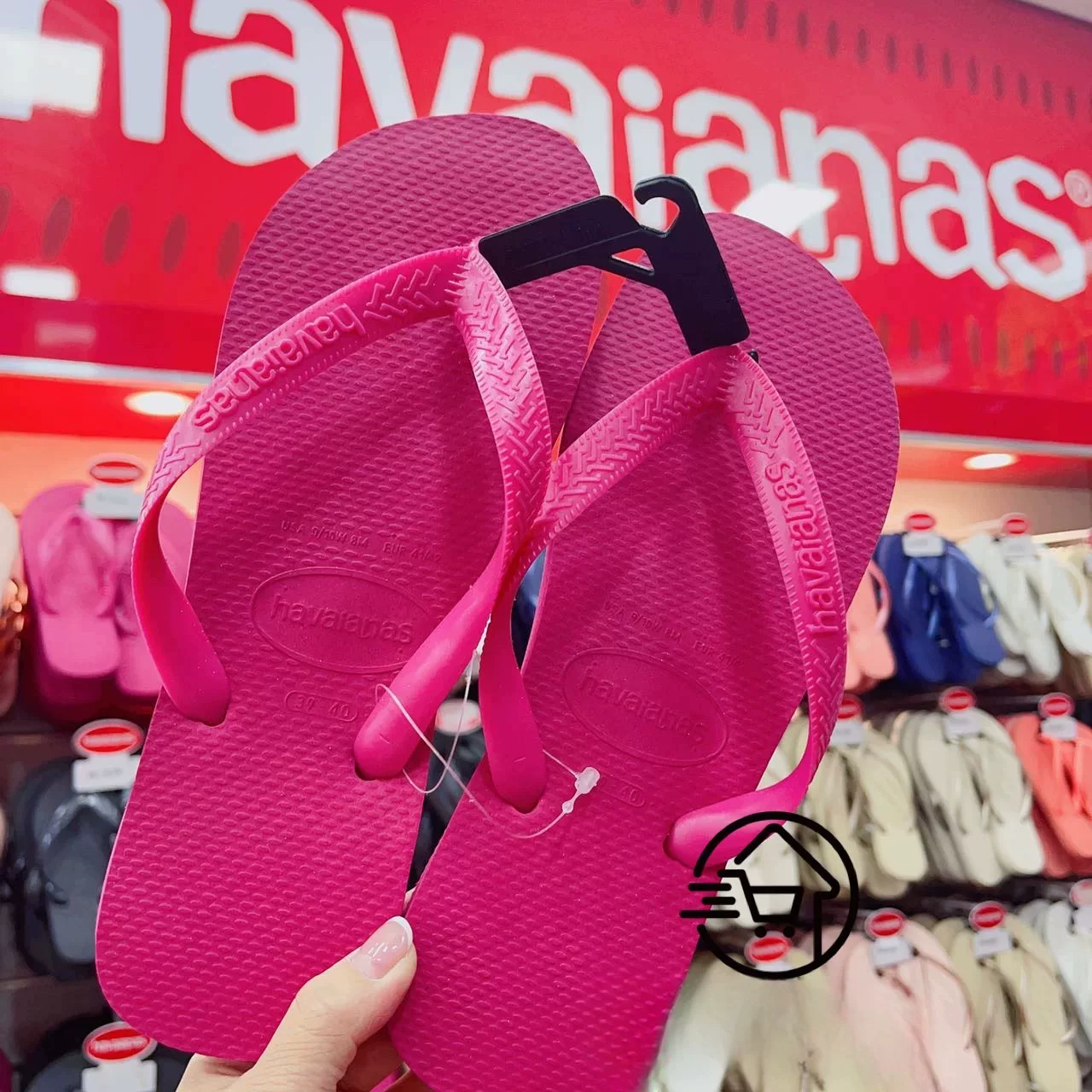 Бразилия Havaianas Havana Человеческое тело Шлепки Лето ТОП Классика Чистый однотонный синий парень нескользящий