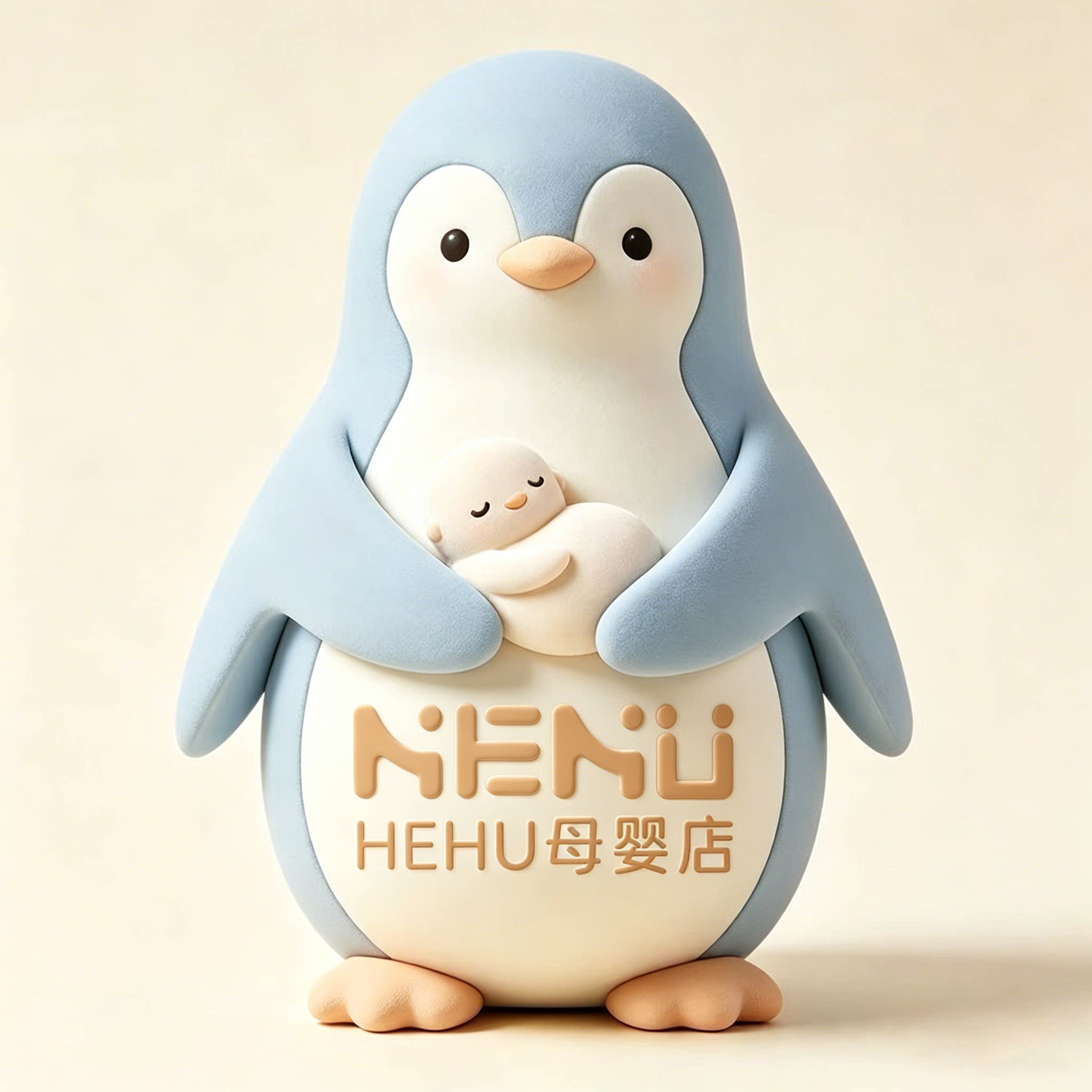HEHU母婴店的LOGO