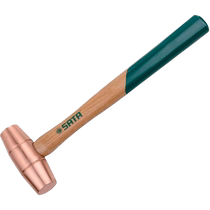 Star explosion-proof octagonal hammer copper hammer hand hammer wooden handle hammer no spark small hammer 1 2 pounds 3 pounds fitter hammer tool