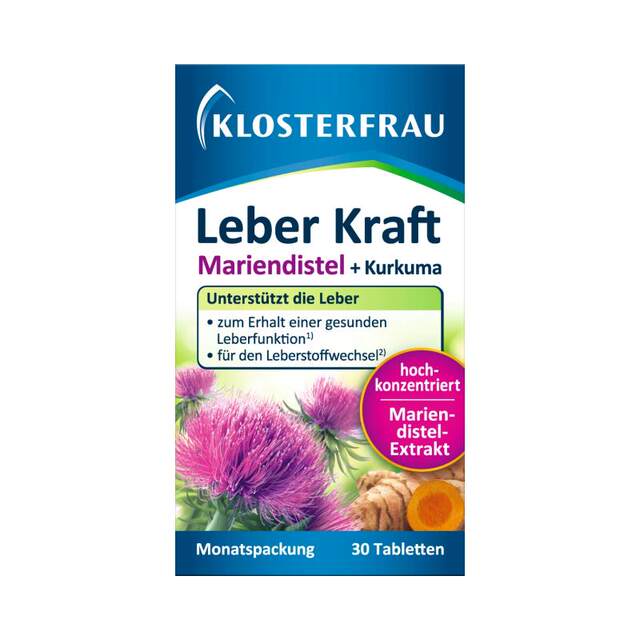 In-Stock German Nuns' Liver Protection Tablets with Milk Thistle, Turmeric, Choline, and Folic Acid for Liver Detoxification and Digestive Health, 30 Tablets