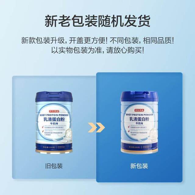 Whey Protein Powder 600g Imported Pure Natural Milk Source Protein Supplement Nutritional Product for Adults, Middle-Aged and Elderly People