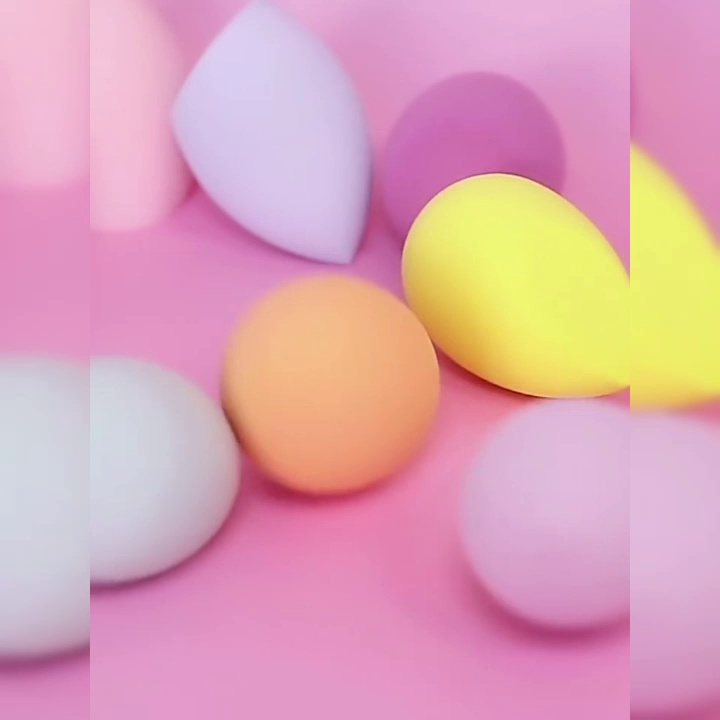 美妆蛋葫芦形真实不吃粉。干湿两用何用最省?保姆级教程来了!