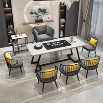 New Chinese style tea table and chair combination tea table for home modern simple small tea table office antique Zen reception