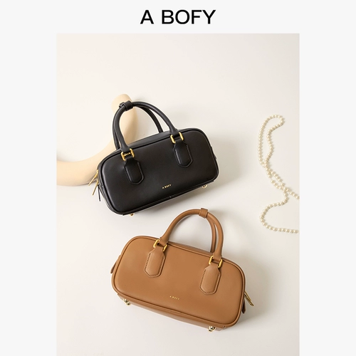 Модная универсальная ретро сумка на одно плечо для отдыха, подушка, из натуральной кожи